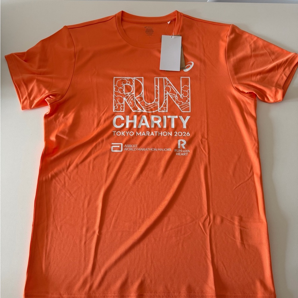 Asics t-shirt RUN Charity Tokyo Marathon 2026 (size L)